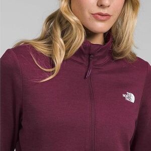 The North Face Full Zip Fuzzy Fleece Purple Women's Jacket Size Small